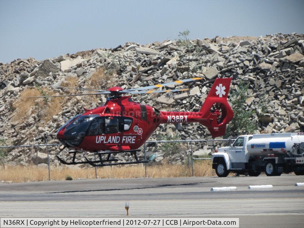 N36RX, Eurocopter EC-135P-2+ C/N 0859, Upland Fire 1 checking for inbound traffic