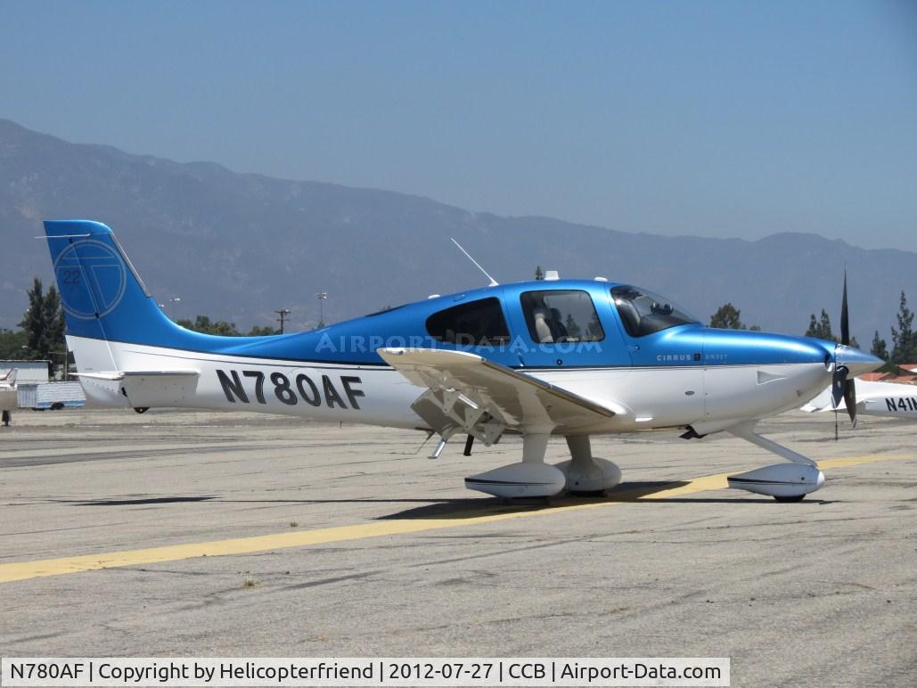 N780AF, 2011 Cirrus SR22T C/N 0161, Parked north of Maniac Mike's Cafe