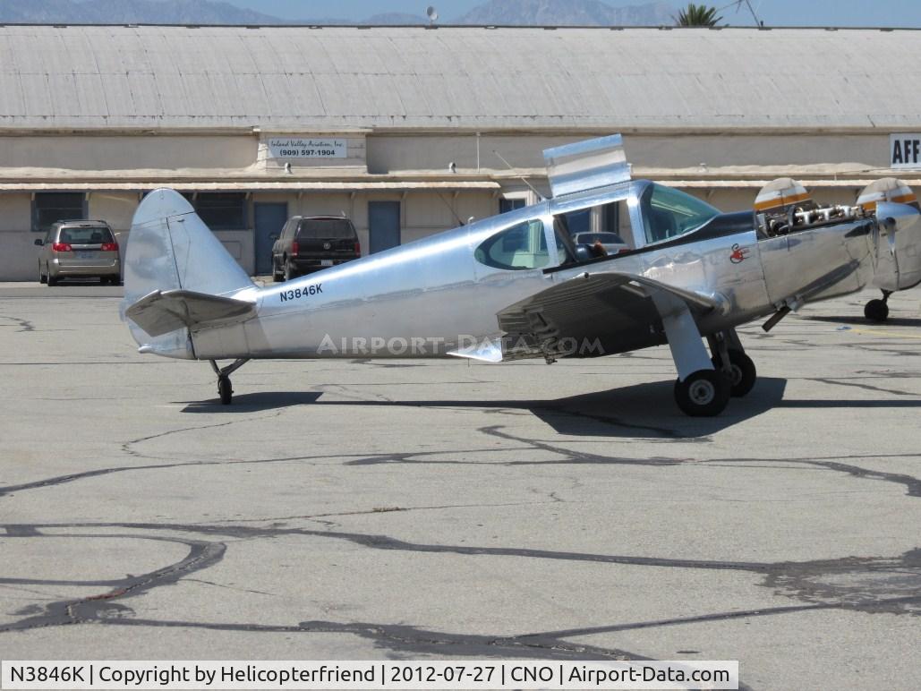 N3846K, 1948 Temco GC-1B Swift C/N 3546, Appears to be having some work completed