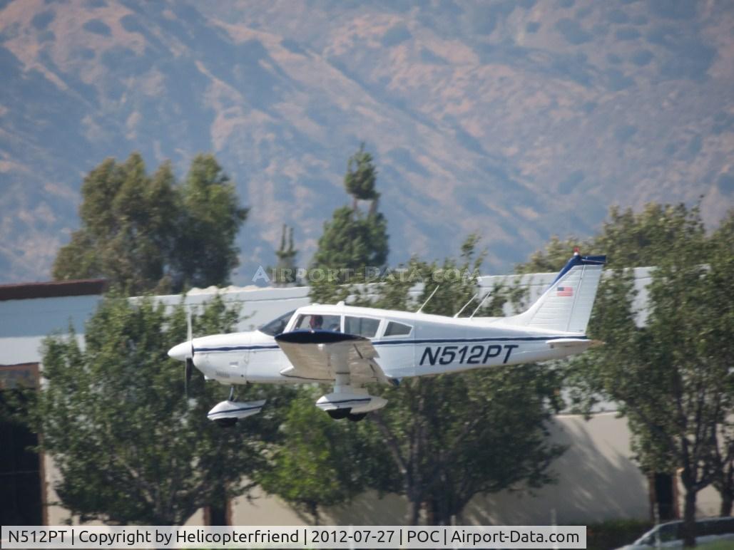 N512PT, 1972 Piper PA-28-180 Cherokee C/N 28-7305101, Landing