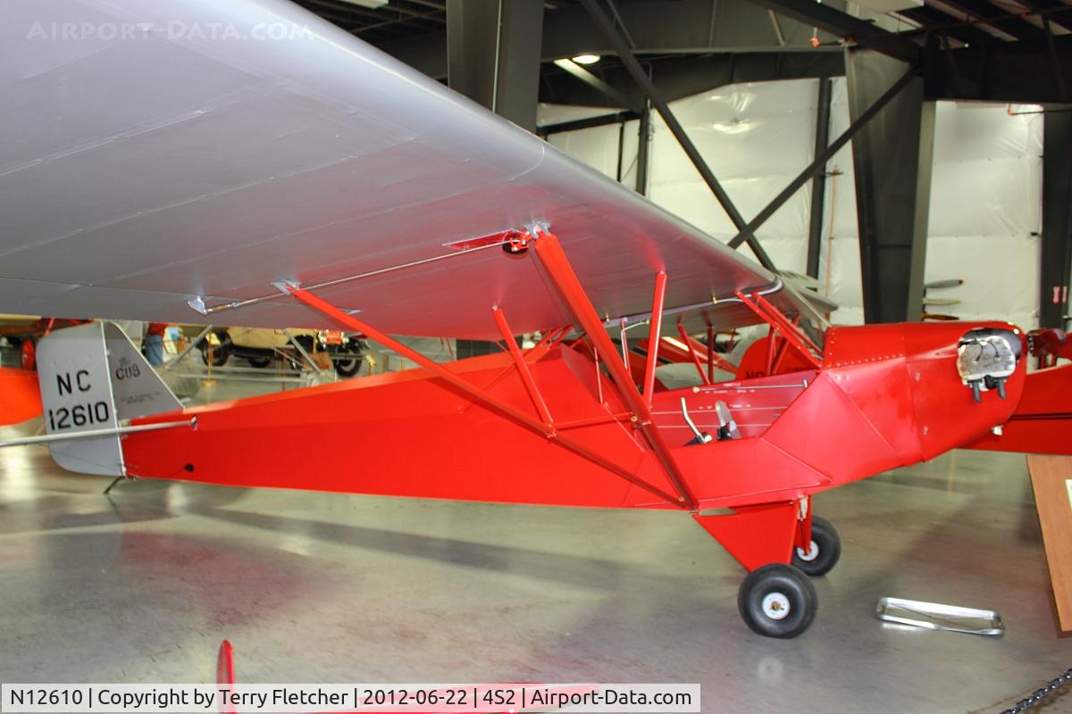 N12610, 1931 Taylor E-2 C/N 18, At Western Antique Aeroplane & Automobile Museum in Hood River , Oregon