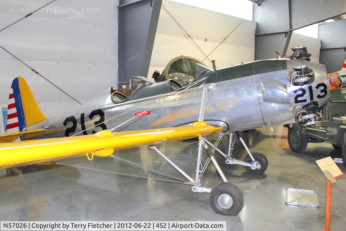 N57026, 1942 Ryan Aeronautical ST3KR C/N 1764, At Western Antique Aeroplane & Automobile Museum in Hood River , Oregon