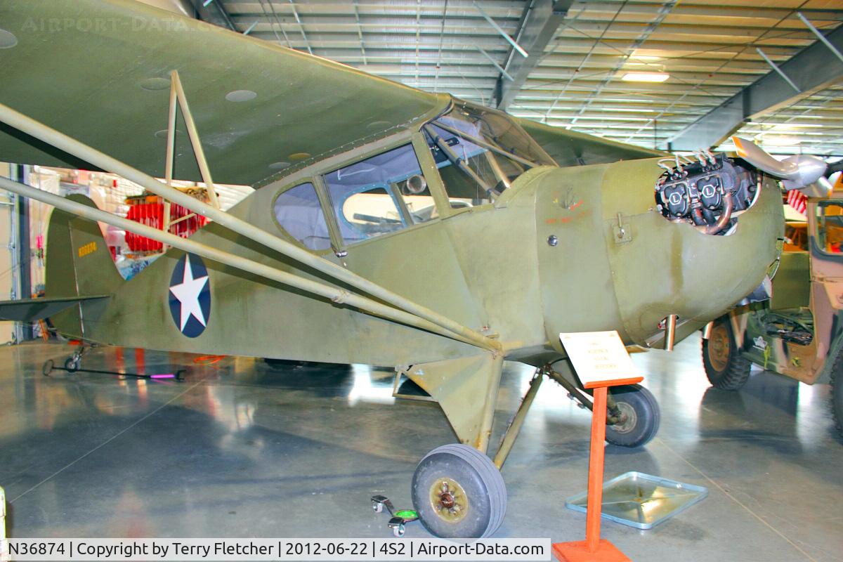 N36874, 1941 Aeronca 65-TAL C/N L1971TA, At Western Antique Aeroplane & Automobile Museum in Hood River , Oregon