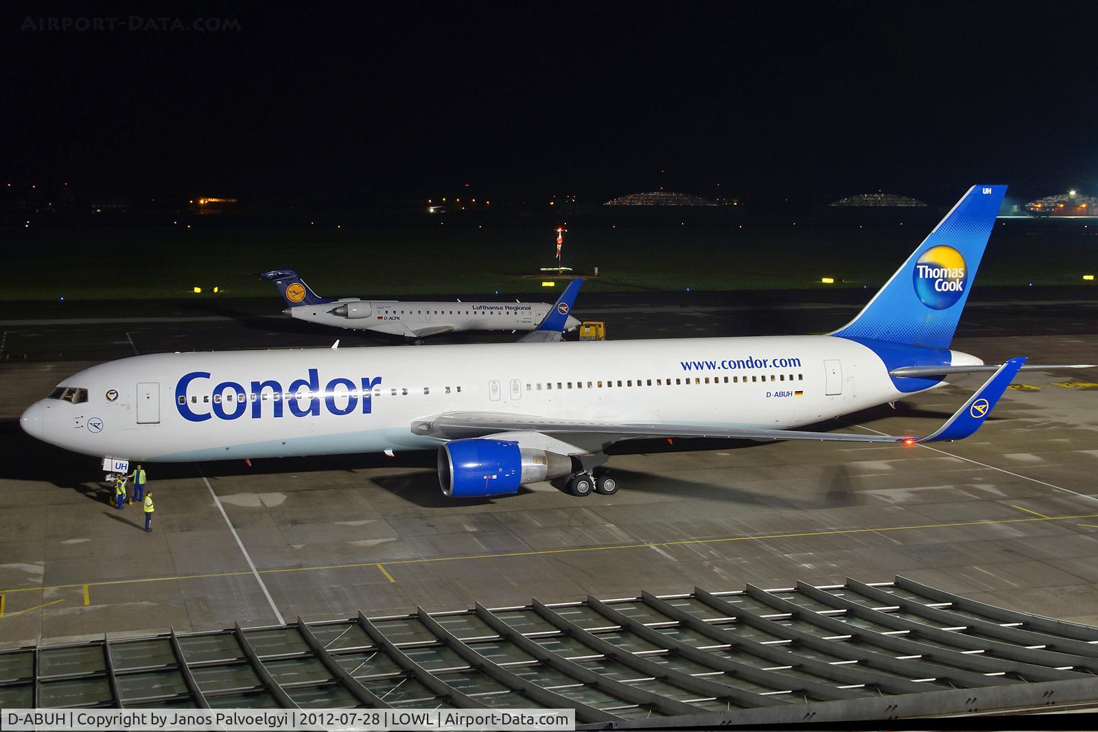 D-ABUH, 1994 Boeing 767-330/ER C/N 26986, Condor Boeing B767-330/ER in LOWL/LNZ