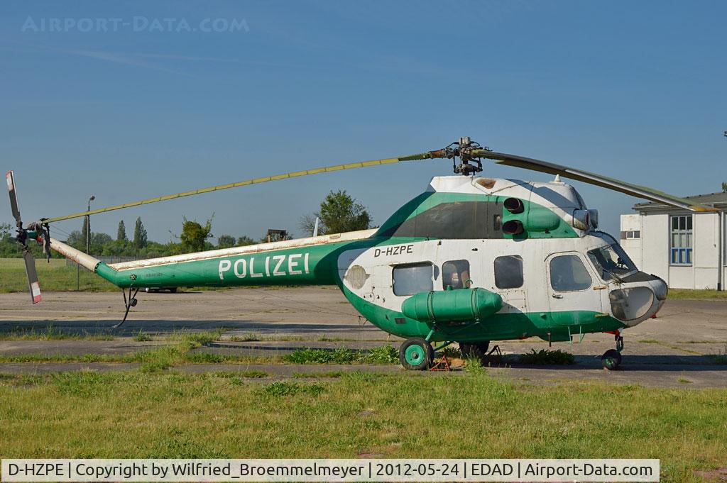 D-HZPE, Mil Mi-2 C/N 539811066, At the Hugo Junkers Museum at Dessau.