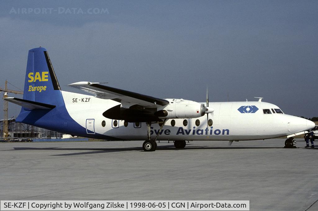 SE-KZF, 1965 Fokker F.27-100 Friendship C/N 10266, visitor