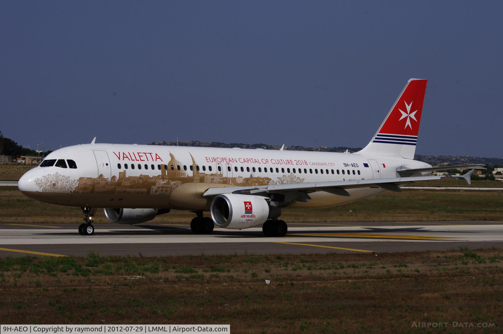 9H-AEO, 2006 Airbus A320-214 C/N 2768, A320 9H-AEO Air Malta special colours.