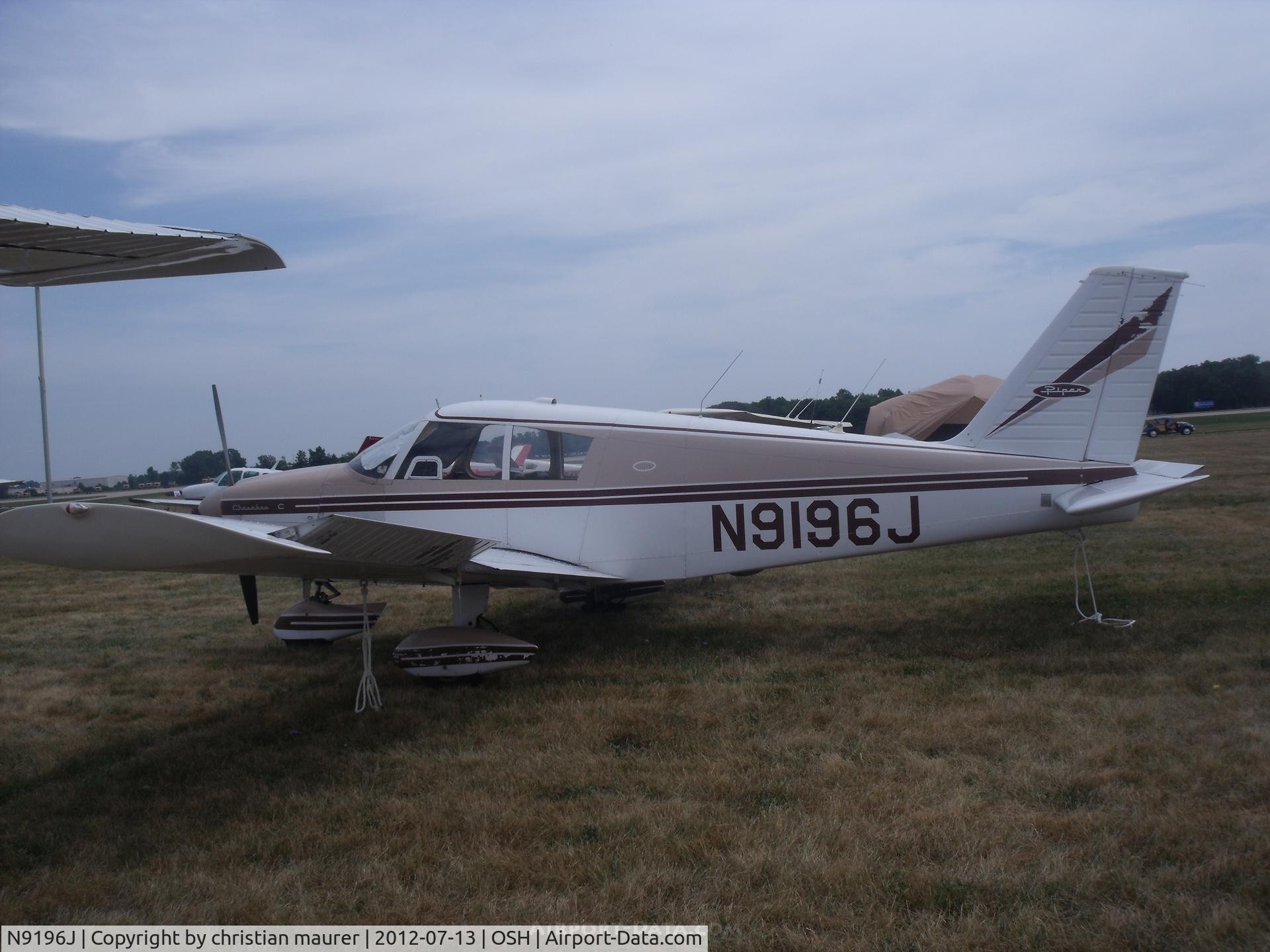 N9196J, 1966 Piper PA-28-180 C/N 28-3264, piper cherokee 180
