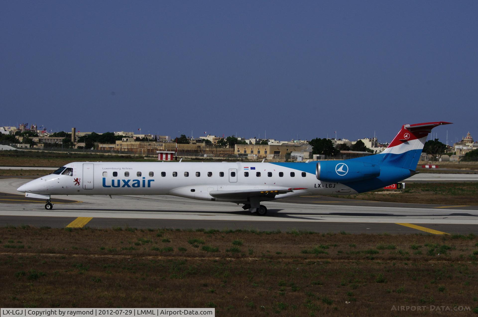 LX-LGJ, 2001 Embraer EMB-145LU (ERJ-145LU) C/N 145395, ERJ-145 LX-LGJ of Luxair.