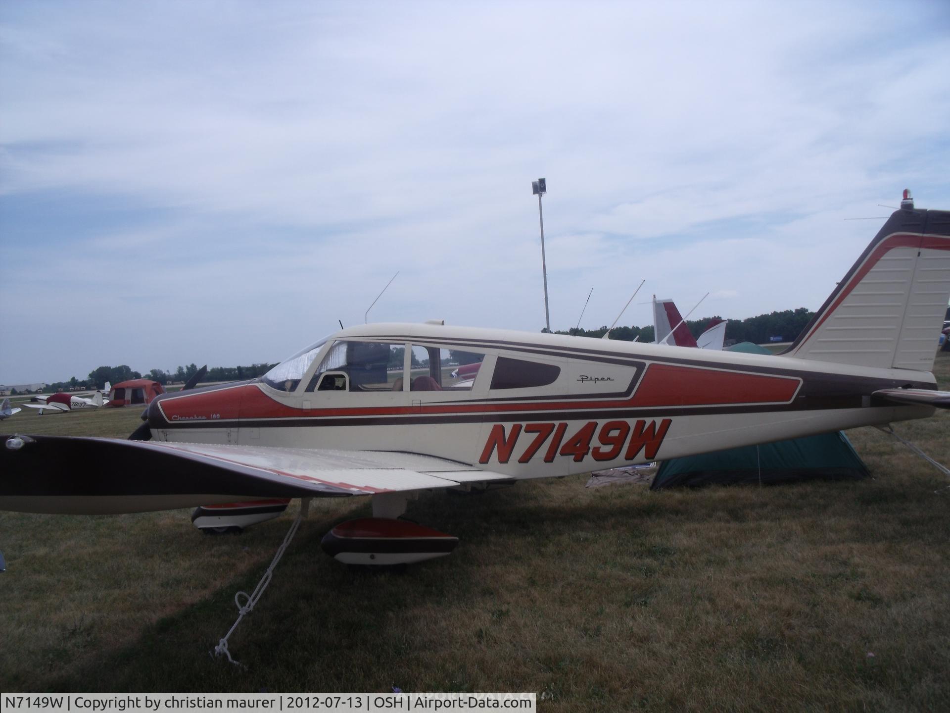 N7149W, 1962 Piper PA-28-180 Cherokee C/N 28-957, piper archer
