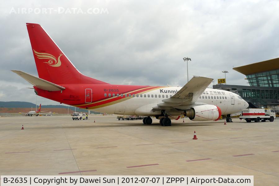 B-2635, 1998 Boeing 737-79K C/N 29191, NEW KUNMING SHANGSHUI AIRPORT