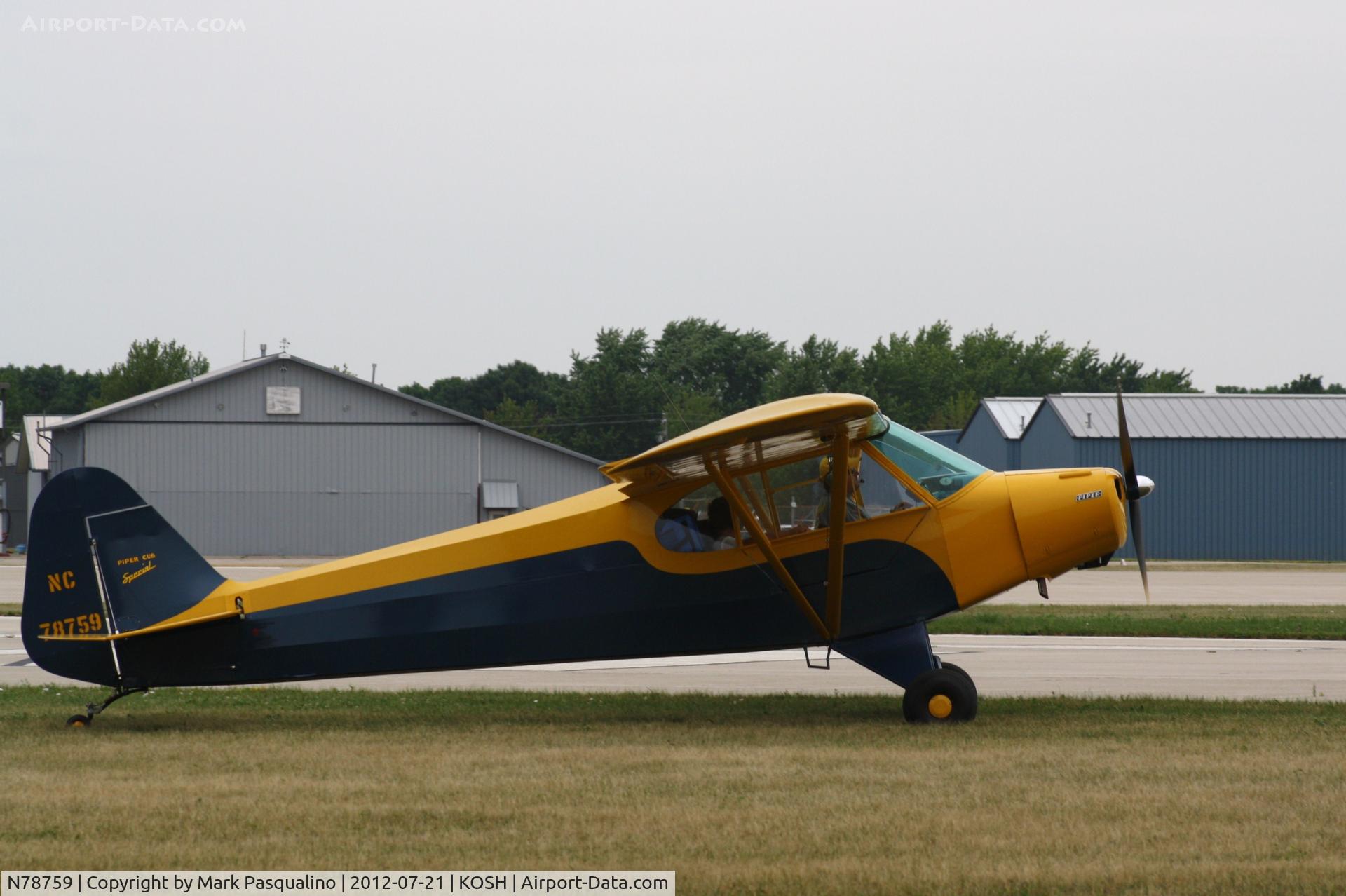 N78759, 1956 Piper PA-11 Cub Special C/N 11-1533, Piper PA-11