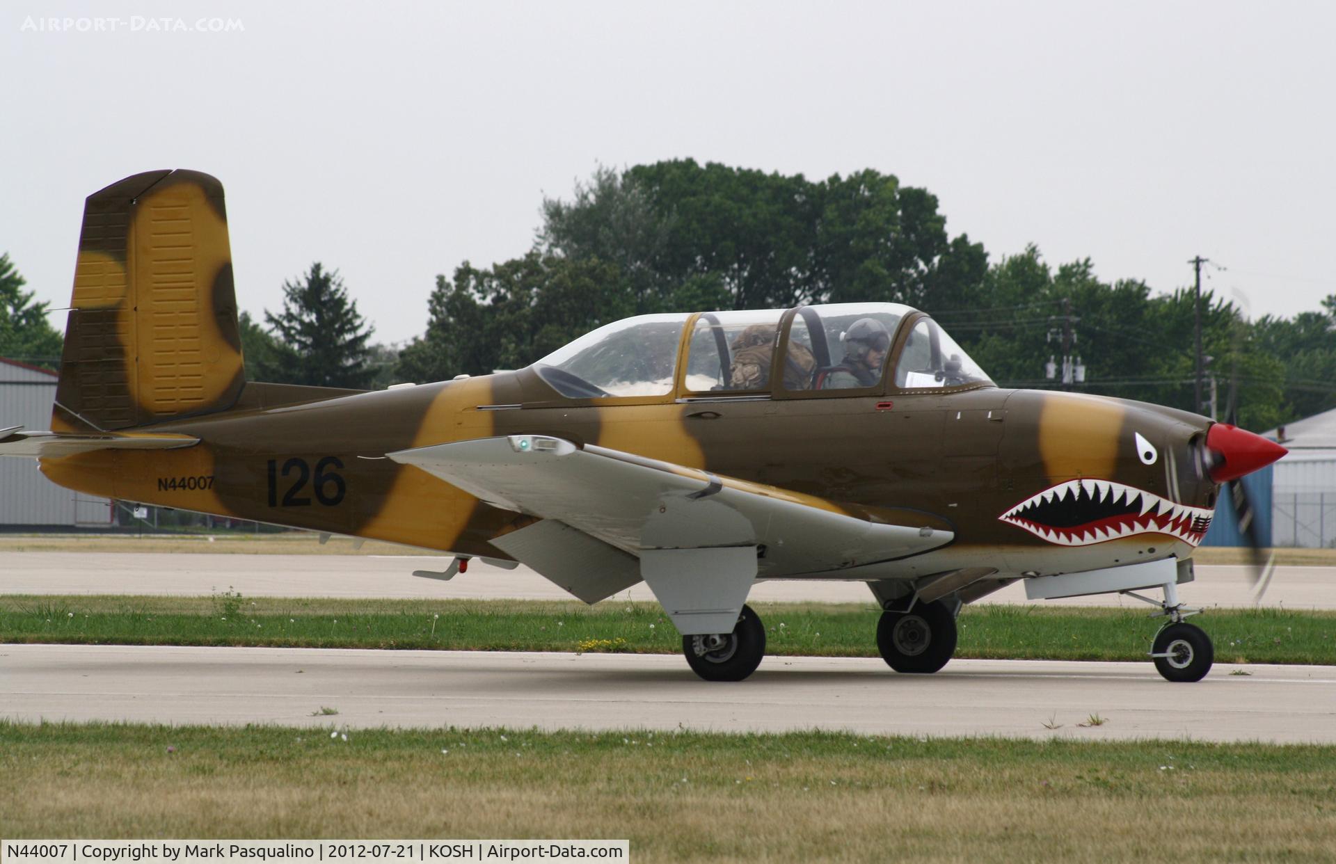 N44007, 1953 Beech T-34A (A45) Mentor Mentor C/N G-126, Beech T-34A