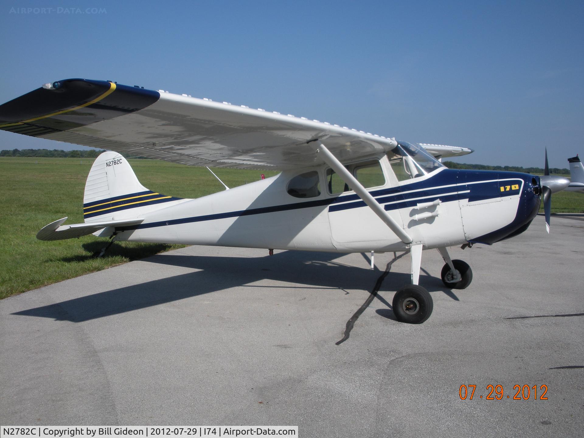 N2782C, 1954 Cessna 170B C/N 26326, Grimes Field