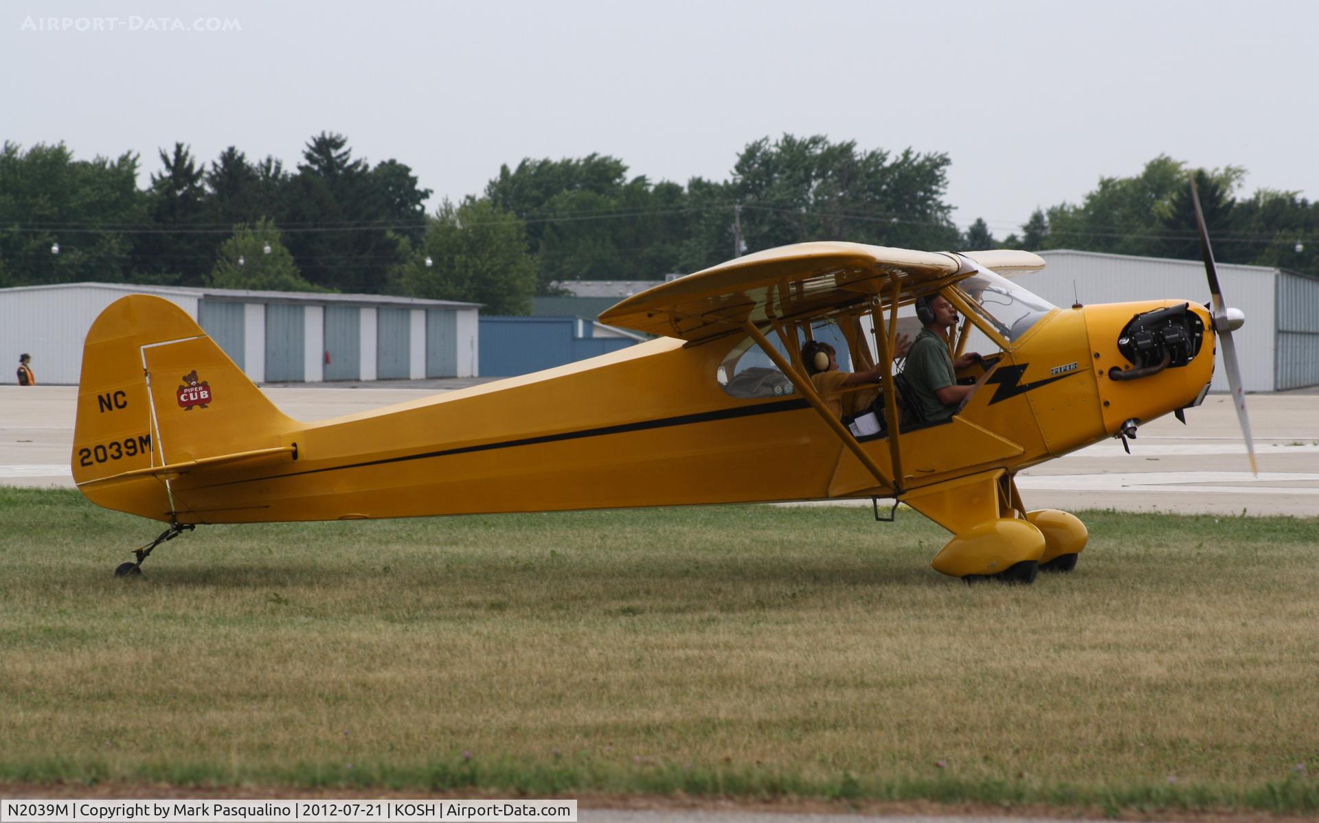 N2039M, 1946 Piper J3C-65 Cub Cub C/N 20807, Piper J3C-65