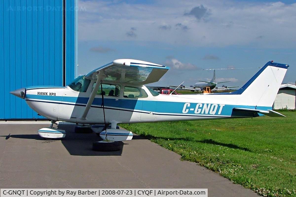 C-GNQT, 1977 Cessna R172K Hawk XP C/N R1722711, Seen here.