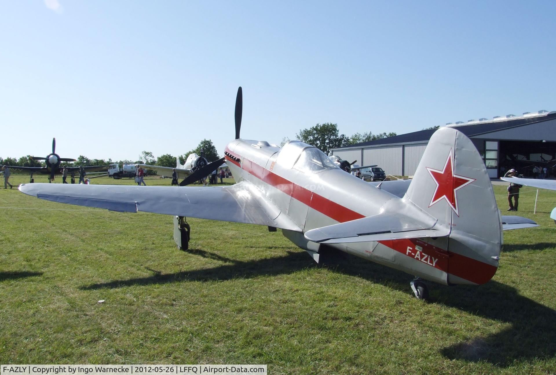 F-AZLY, Yakovlev Yak-3U C/N 172890, Yakovlev Yak-3U at the Meeting Aerien 2012, La-Ferte-Alais