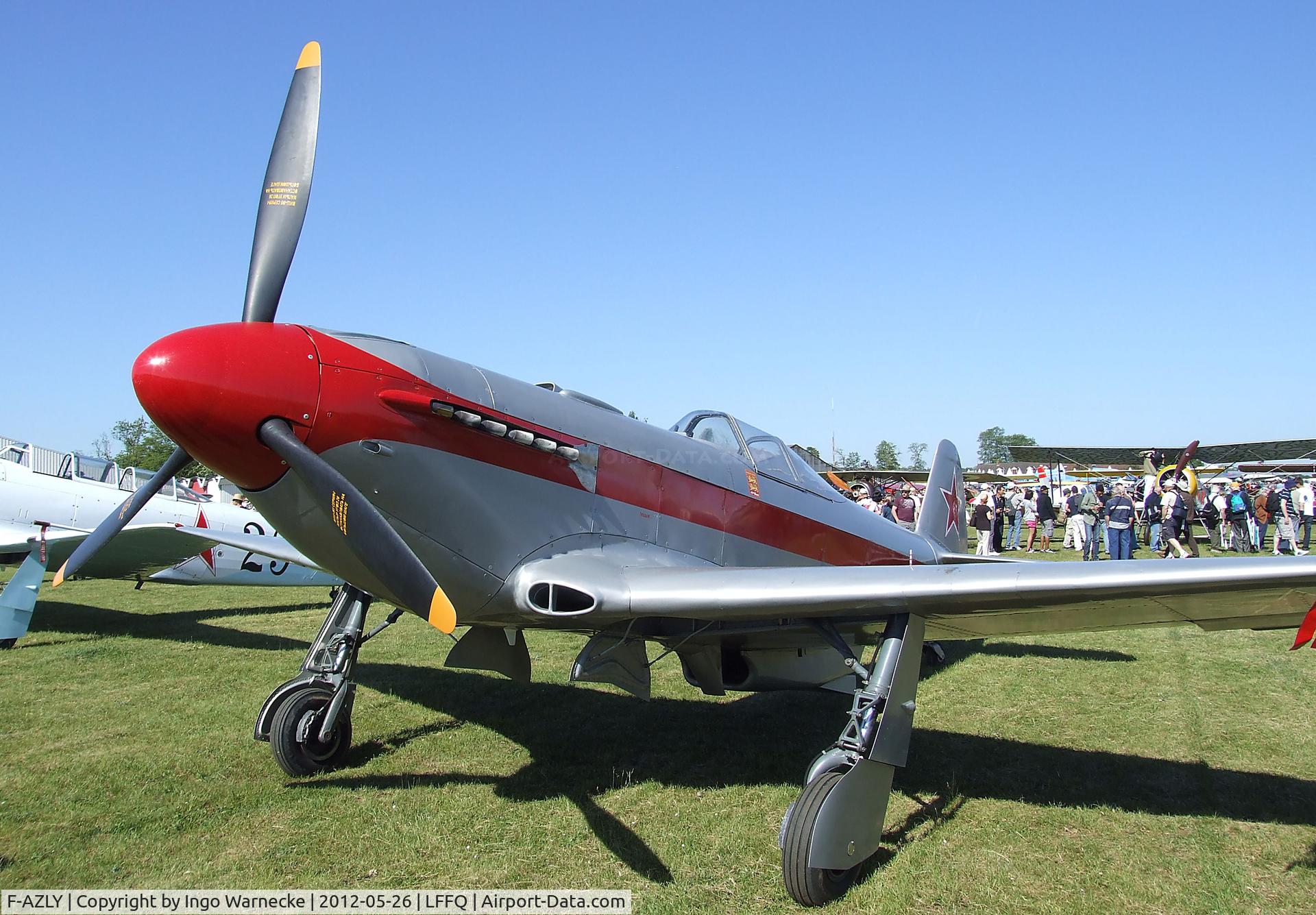 F-AZLY, Yakovlev Yak-3U C/N 172890, Yakovlev Yak-3U at the Meeting Aerien 2012, La-Ferte-Alais