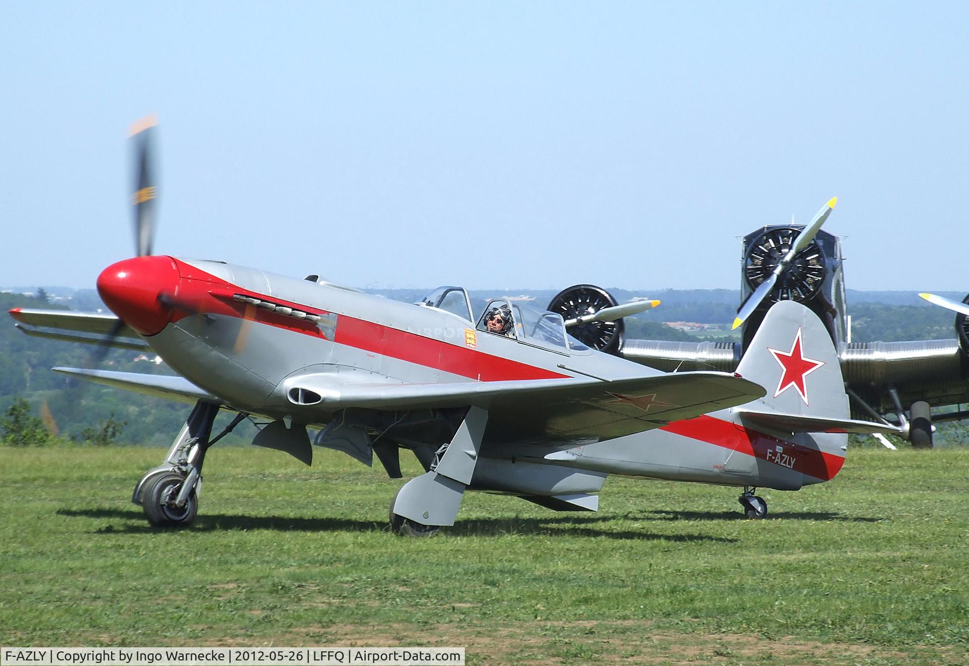F-AZLY, Yakovlev Yak-3U C/N 172890, Yakovlev Yak-3U at the Meeting Aerien 2012, La-Ferte-Alais