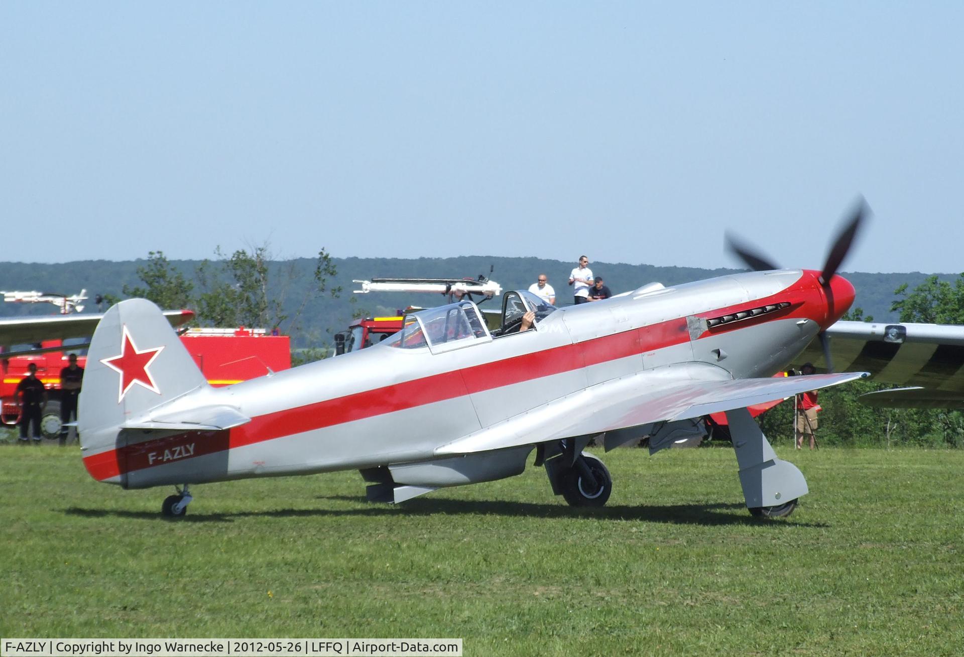 F-AZLY, Yakovlev Yak-3U C/N 172890, Yakovlev Yak-3U at the Meeting Aerien 2012, La-Ferte-Alais