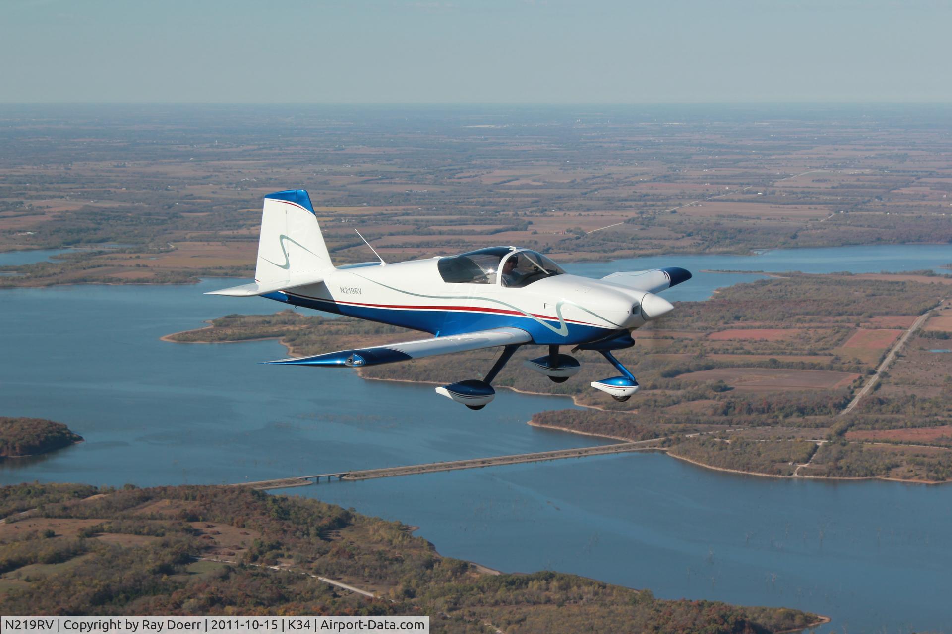 N219RV, Vans RV-9A C/N 91521, Photo Op over Hillsdale Lake, KS