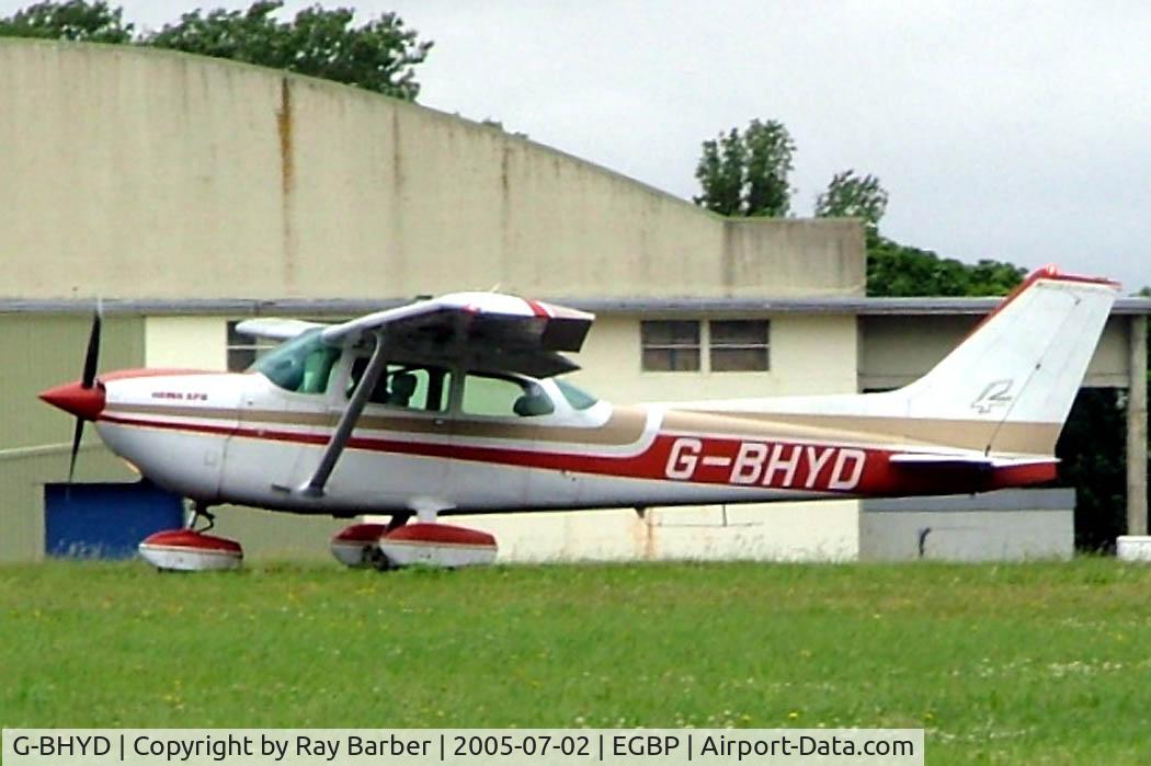 G-BHYD, 1978 Cessna R172K Hawk XP C/N R172-2734, Seen here.