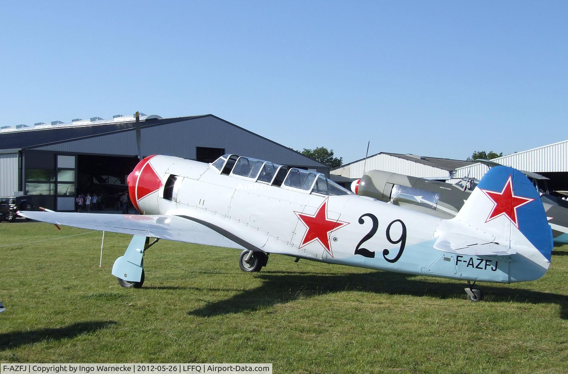 F-AZFJ, Yakovlev Yak-11 C/N 25 III/02, Yakovlev Yak-11 MOOSE at the Meeting Aerien 2012, La-Ferte-Alais
