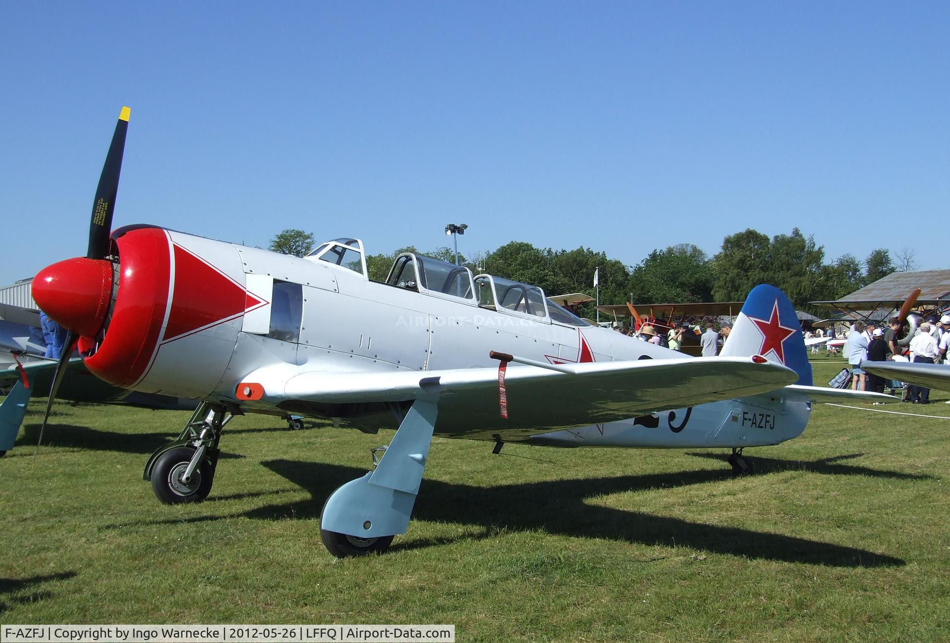 F-AZFJ, Yakovlev Yak-11 C/N 25 III/02, Yakovlev Yak-11 MOOSE at the Meeting Aerien 2012, La-Ferte-Alais