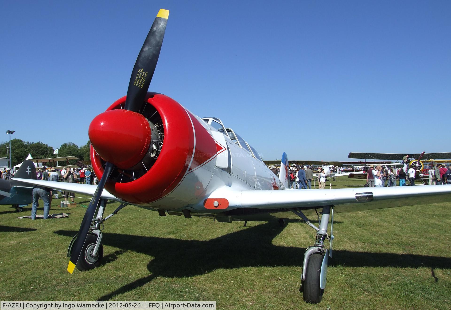 F-AZFJ, Yakovlev Yak-11 C/N 25 III/02, Yakovlev Yak-11 MOOSE at the Meeting Aerien 2012, La-Ferte-Alais