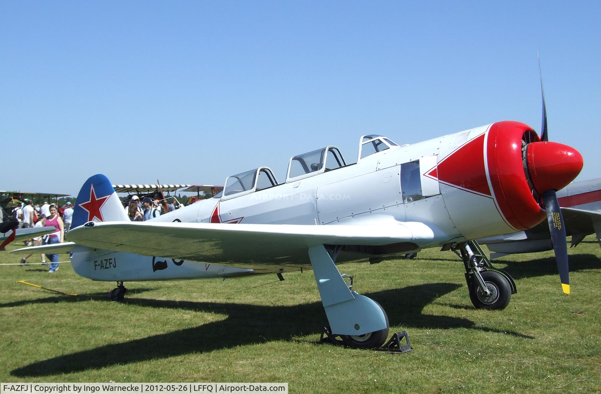 F-AZFJ, Yakovlev Yak-11 C/N 25 III/02, Yakovlev Yak-11 MOOSE at the Meeting Aerien 2012, La-Ferte-Alais