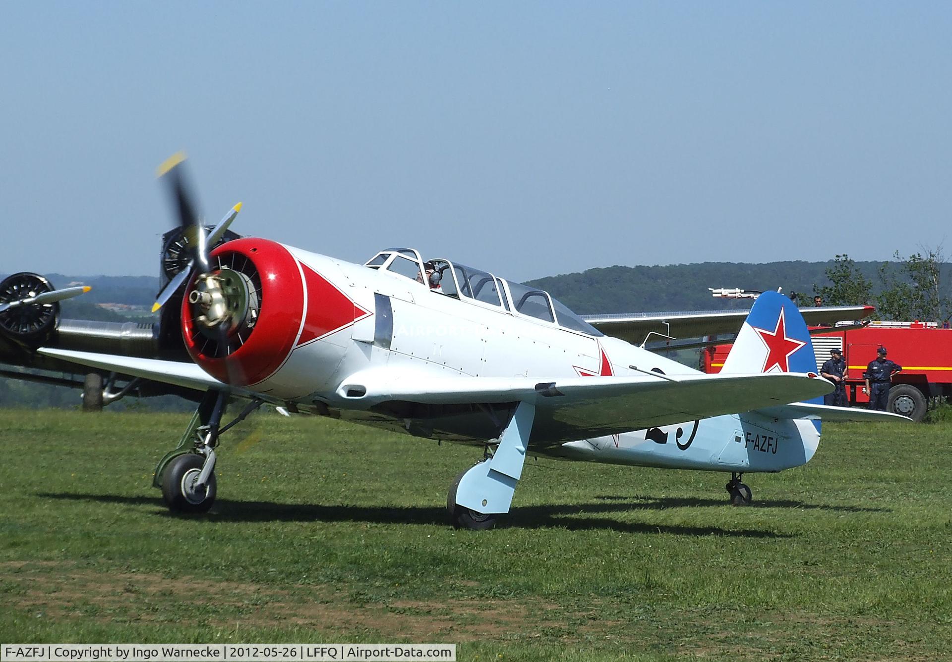 F-AZFJ, Yakovlev Yak-11 C/N 25 III/02, Yakovlev Yak-11 MOOSE at the Meeting Aerien 2012, La-Ferte-Alais