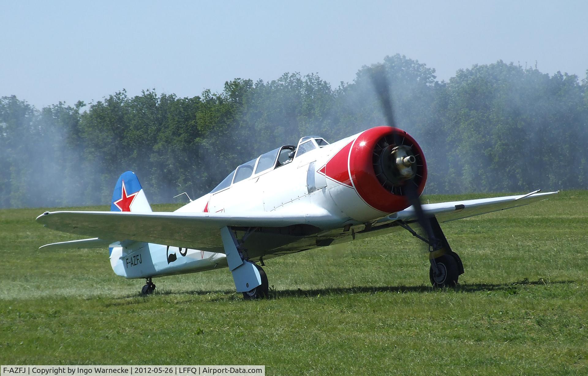 F-AZFJ, Yakovlev Yak-11 C/N 25 III/02, Yakovlev Yak-11 MOOSE at the Meeting Aerien 2012, La-Ferte-Alais