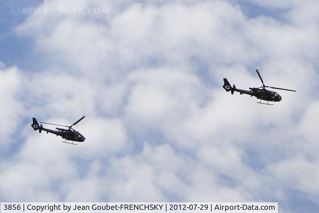 3856, Aérospatiale SA-342M Gazelle C/N 1856, plage du Cap Ferret (33)