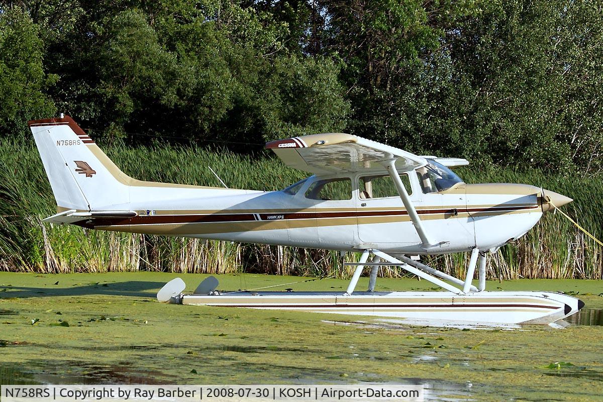 N758RS, 1979 Cessna R172K Hawk XP C/N R1723305, Seen here at Brennand Seaplane Base~N