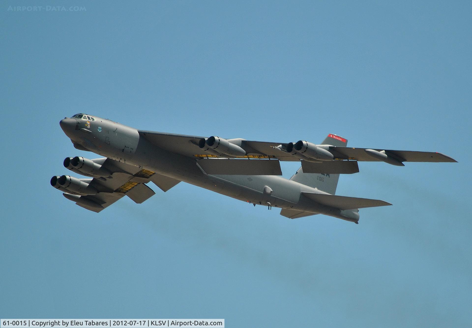 61-0015, 1961 Boeing B-52H Stratofortress C/N 464442, Taken during Red Flag Exercise at Nellis Air Force Base, Nevada.