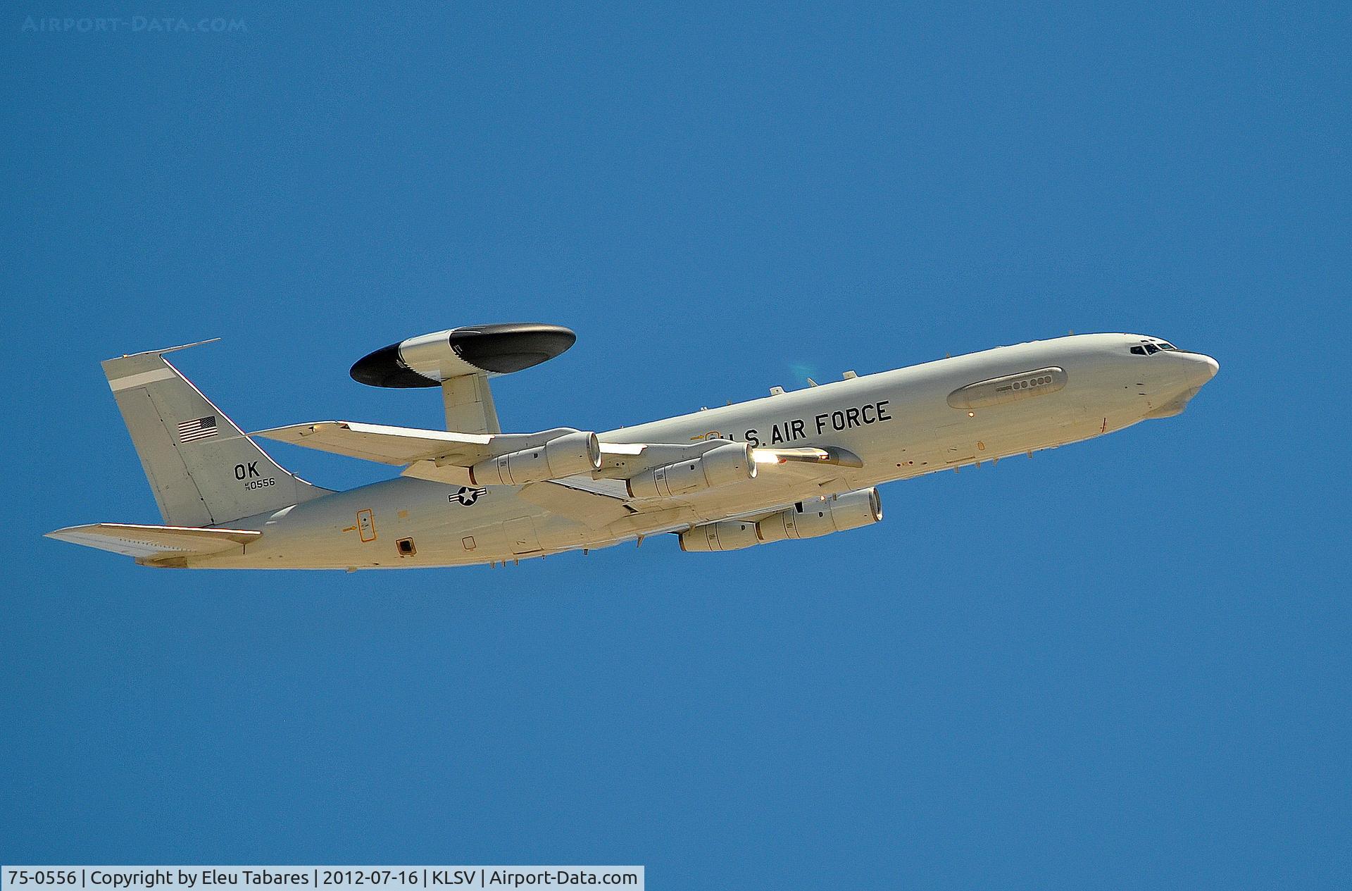75-0556, 1975 Boeing E-3B Sentry C/N 21047, Taken during Red Flag Exercise at Nellis Air Force Base, Nevada.