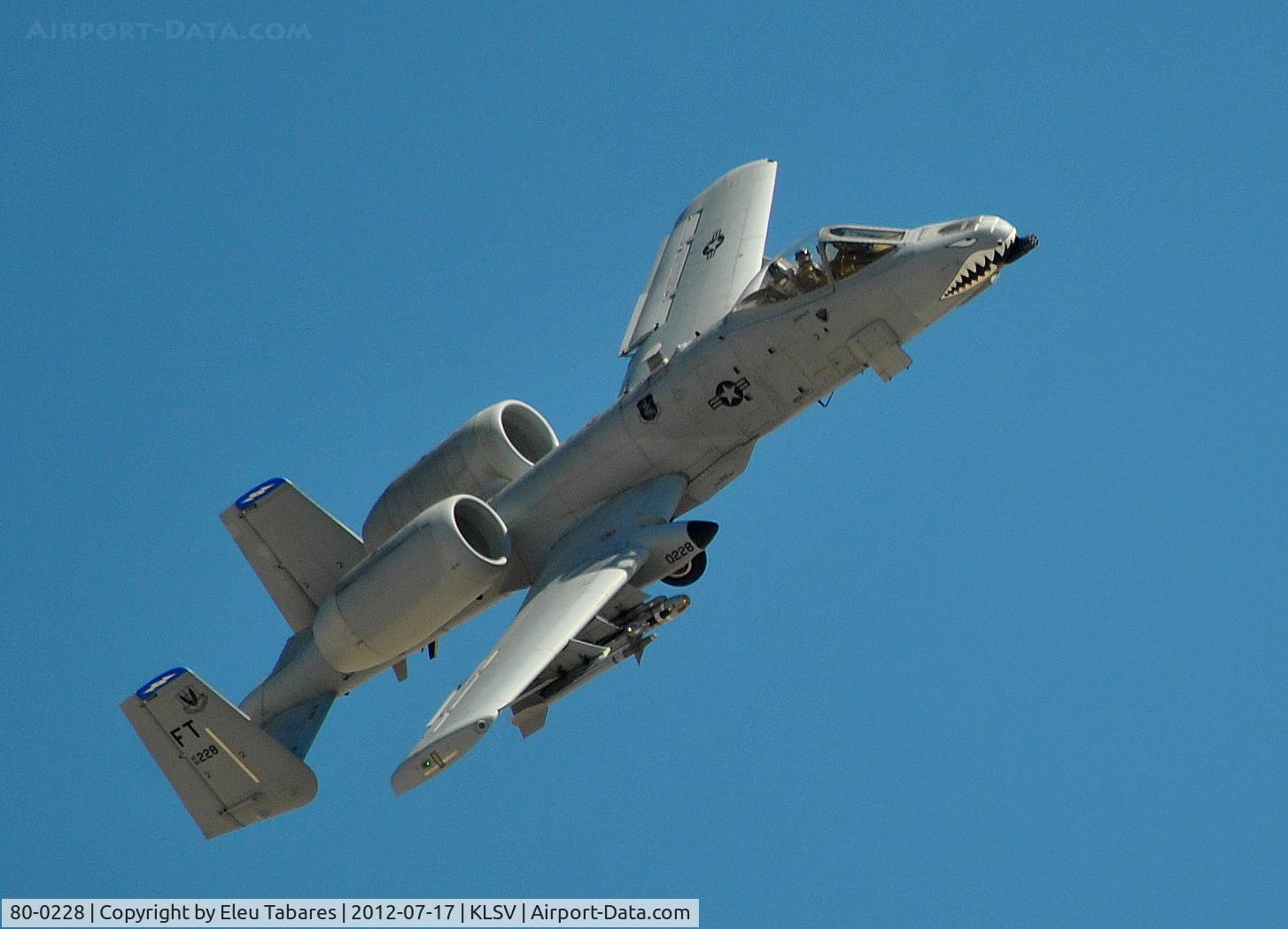 80-0228, 1980 Fairchild Republic A-10C Thunderbolt II C/N A10-0578, Taken during Red Flag Exercise at Nellis Air Force Base, Nevada.