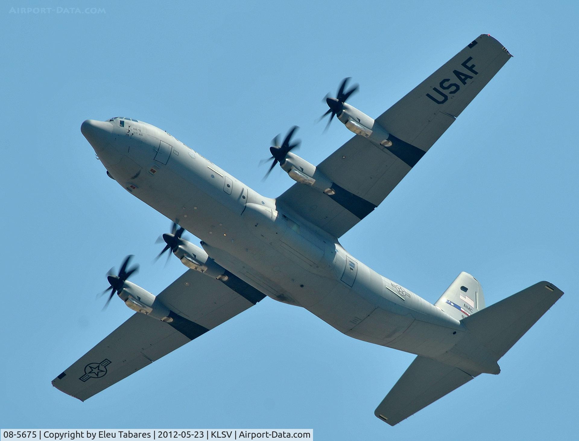08-5675, 2008 Lockheed Martin C-130J-30 Super Hercules C/N 382-5675, Taken over Nellis Air Force Base, Nevada.