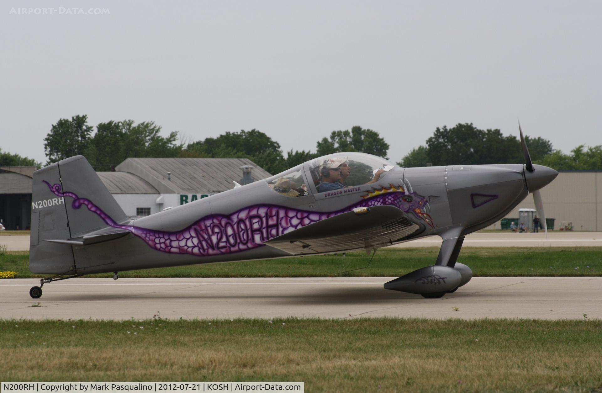 N200RH, 1998 Vans RV-6 C/N 21358, Vans RV-6