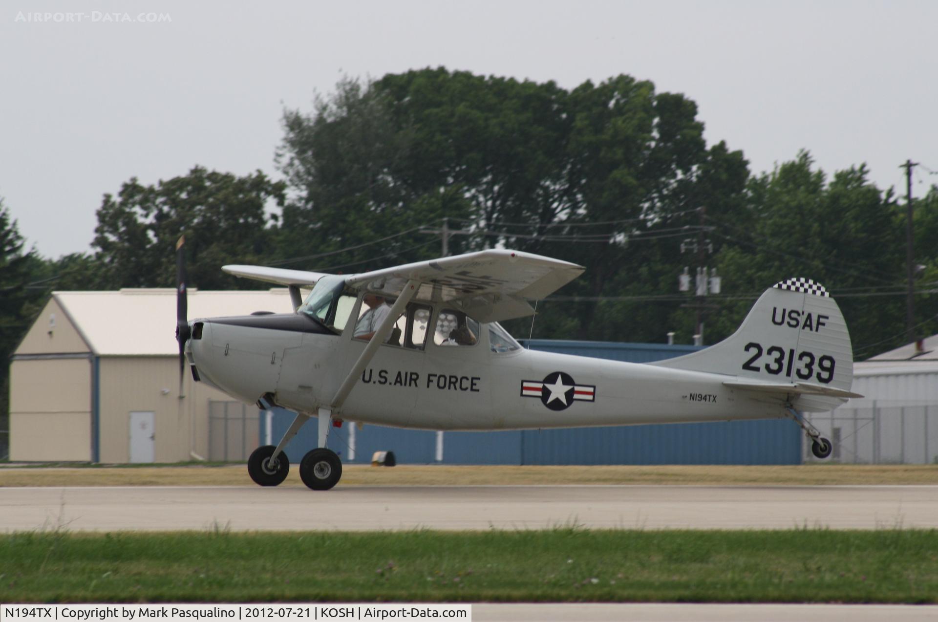 N194TX, 1951 Cessna 0-1A C/N 23139, Cessna O-1A