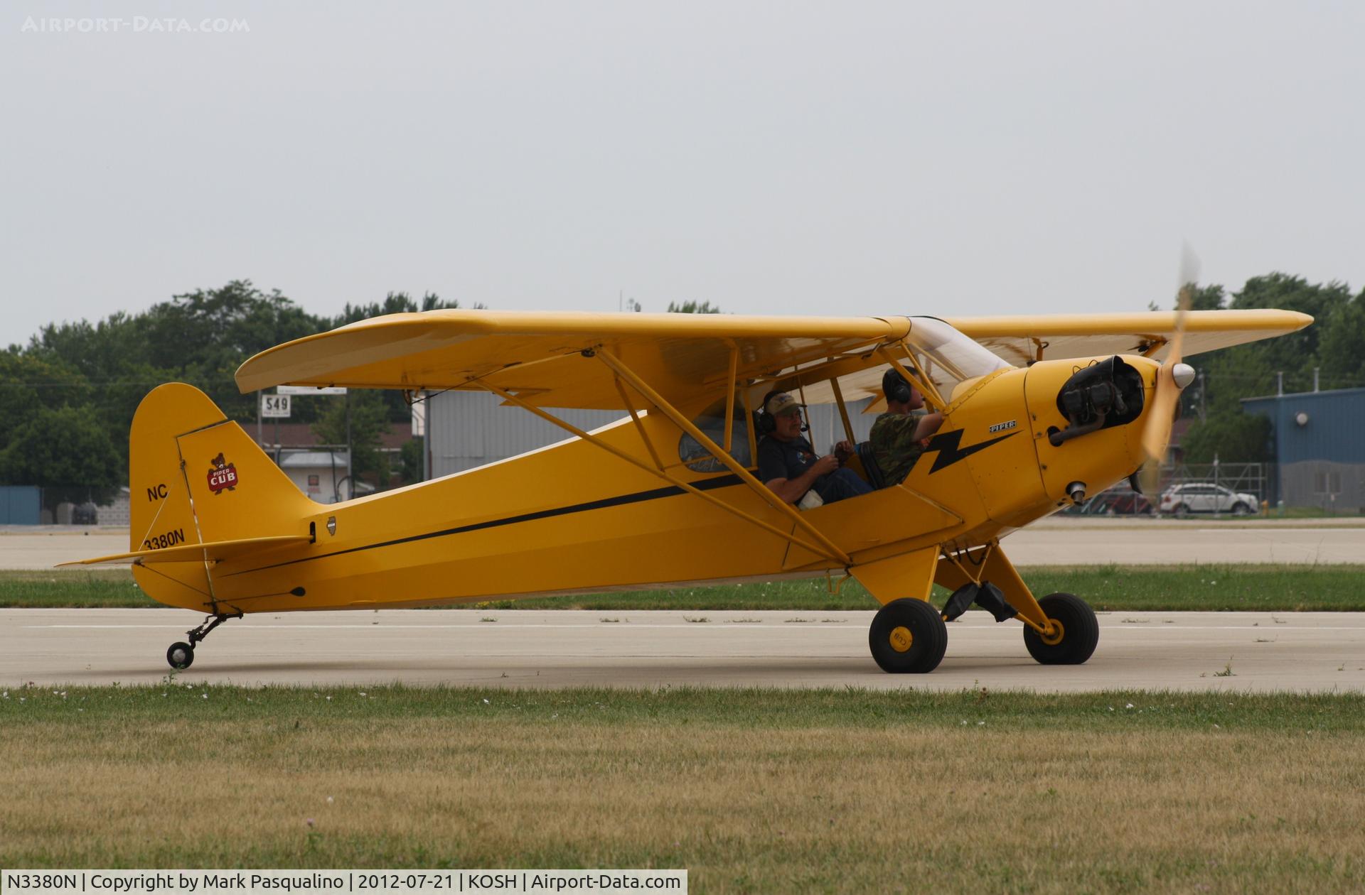 N3380N, 1946 Piper J3C-65 Cub Cub C/N 22580, Piper J3C-65