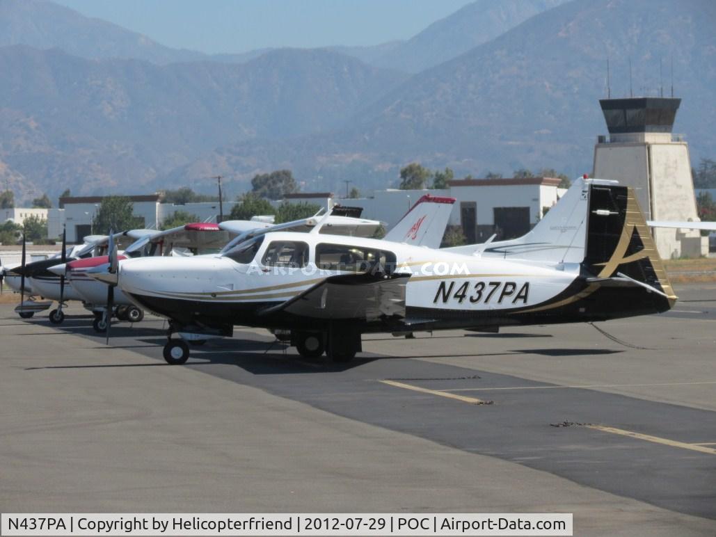 N437PA, 2007 Mooney M20TN Acclaim C/N 31-0047, Parked in transient parking