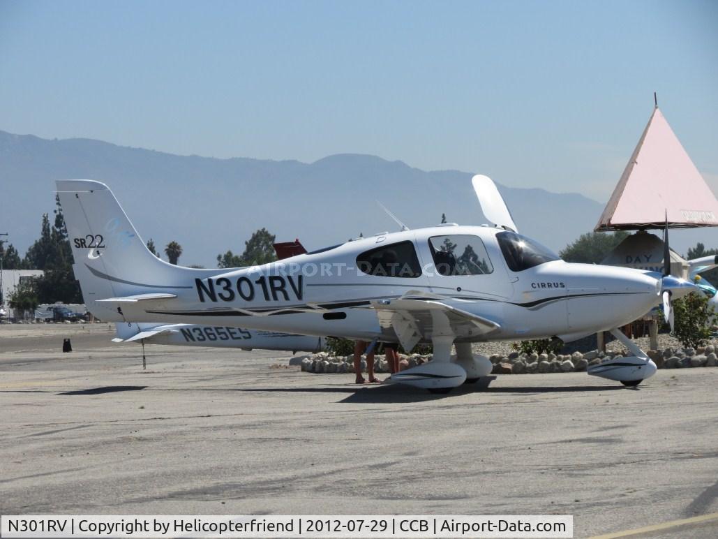 N301RV, 2004 Cirrus SR22 C/N 1172, Parked north of Maniac Mike's Cafe