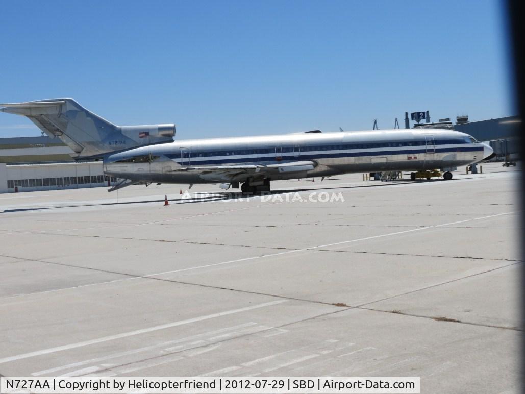 N727AA, 1973 Boeing 727-227 C/N 20734, Parked on the northside of the terminal