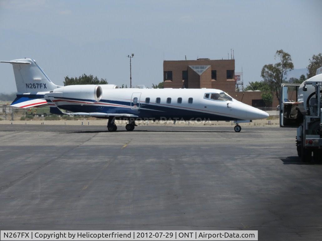 N267FX, 2008 Learjet Inc 60 C/N 356, Taxiing into the Executive terminal area for fuel