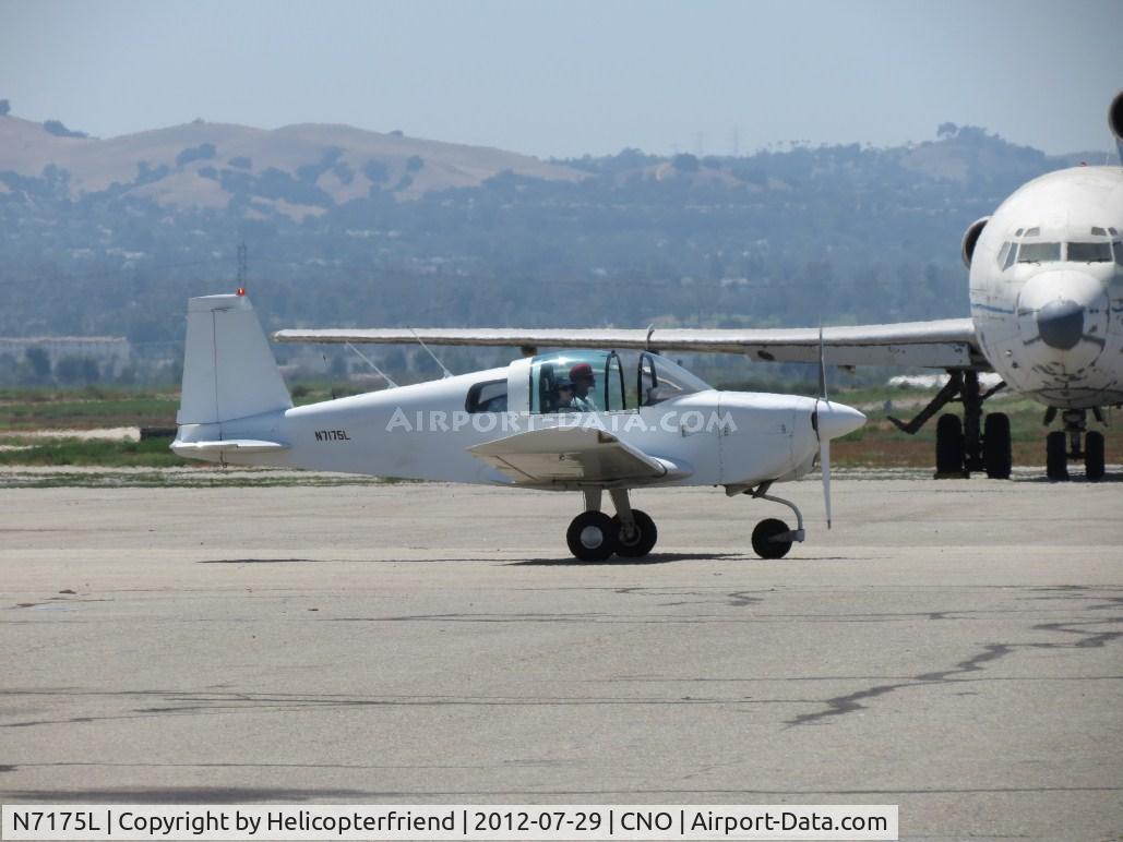 N7175L, 1974 Grumman American AA-1B Trainer C/N AA1B-0455, On taxiway Kilo heading to the hangers