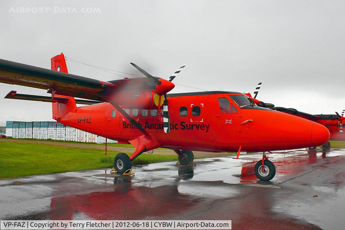 VP-FAZ, 1981 De Havilland Canada DHC-6-300 Twin Otter C/N 748, De Havilland Canada DHC-6-300 Twin Otter, c/n: 748 at Sprinbank in the rain