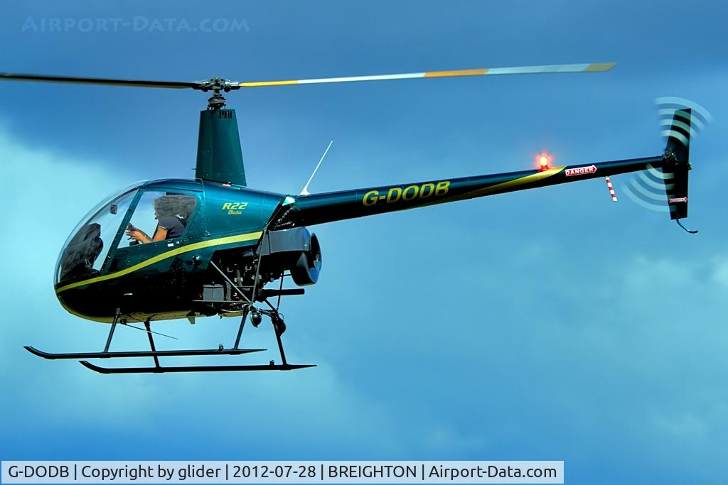 G-DODB, 1988 Robinson R22 Beta C/N 0911, Tail boom beacon working ok!!
