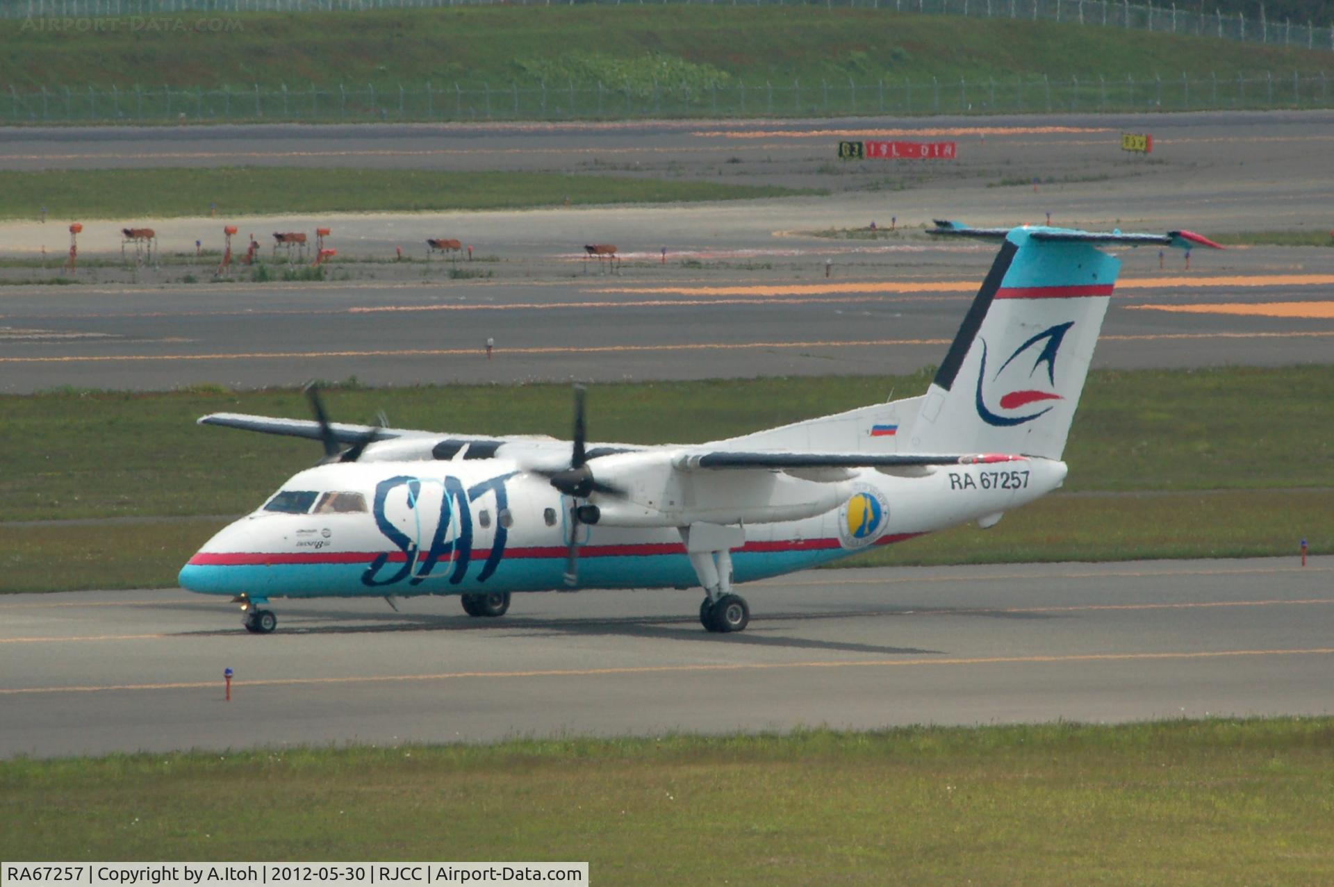 RA67257, 1996 De Havilland Canada DHC-8-200Q Dash 8 C/N 457, From  UHSS (Russia) International flights by propeller-driven aircraft  