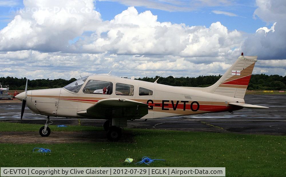 G-EVTO, 1980 Piper PA-28-161 Cherokee Warrior II C/N 28-8016271, Ex: N81615 > D-EVTO > G-EVTO > N5012V > G-EVTO - Originally owned to, Falcon Flying Services Ltd in July 2005 and currently with, Redhill Air Services Ltd since June 2006